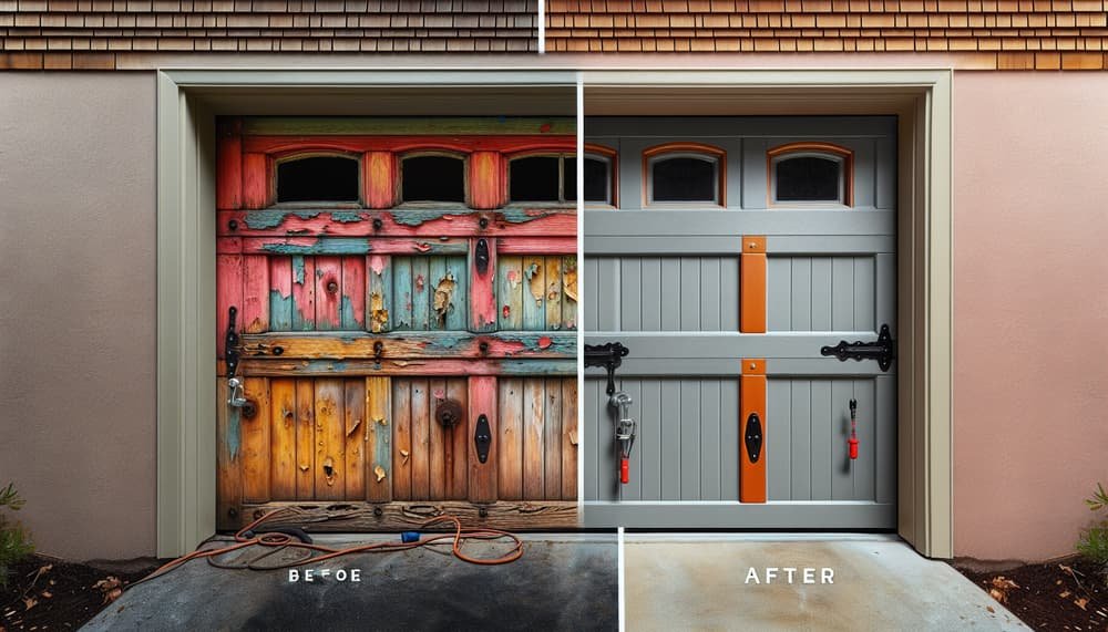 Garage door work in North Point