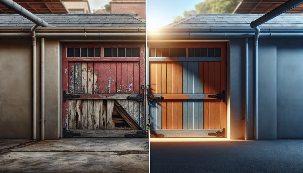 Garage door work in Charles River Square