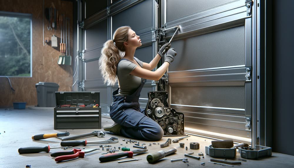 Garage door work in Boston