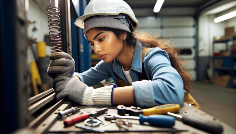 Garage door work in Bedford
